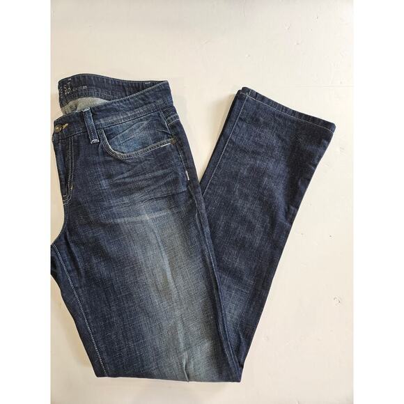 Joe's The Best Friends Jeans Women's 28 Dark Blue Boot Cut Straight Distressed - Picture 1 of 7